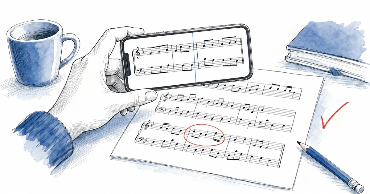 Best sheet music scanner apps in 2026: 4 apps that scan and play your score